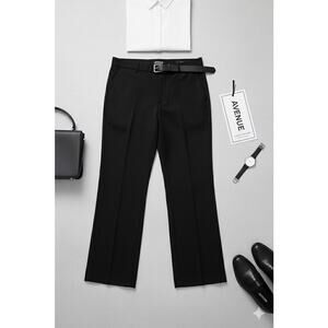 Avenue Solid Black Dress Pants Sz. 18 Tall